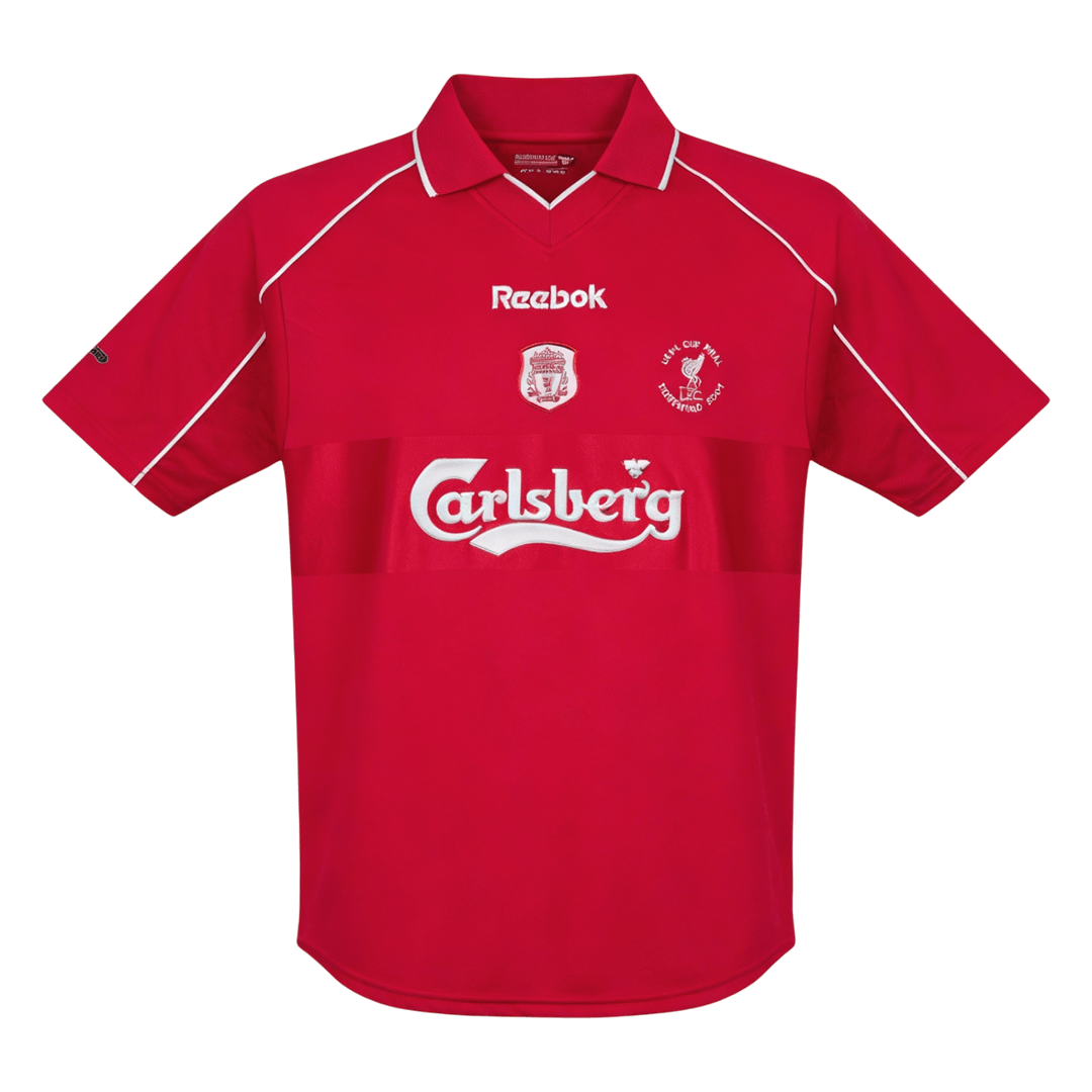 Retro 2000/01 Liverpool Home Soccer Jersey 2025/26