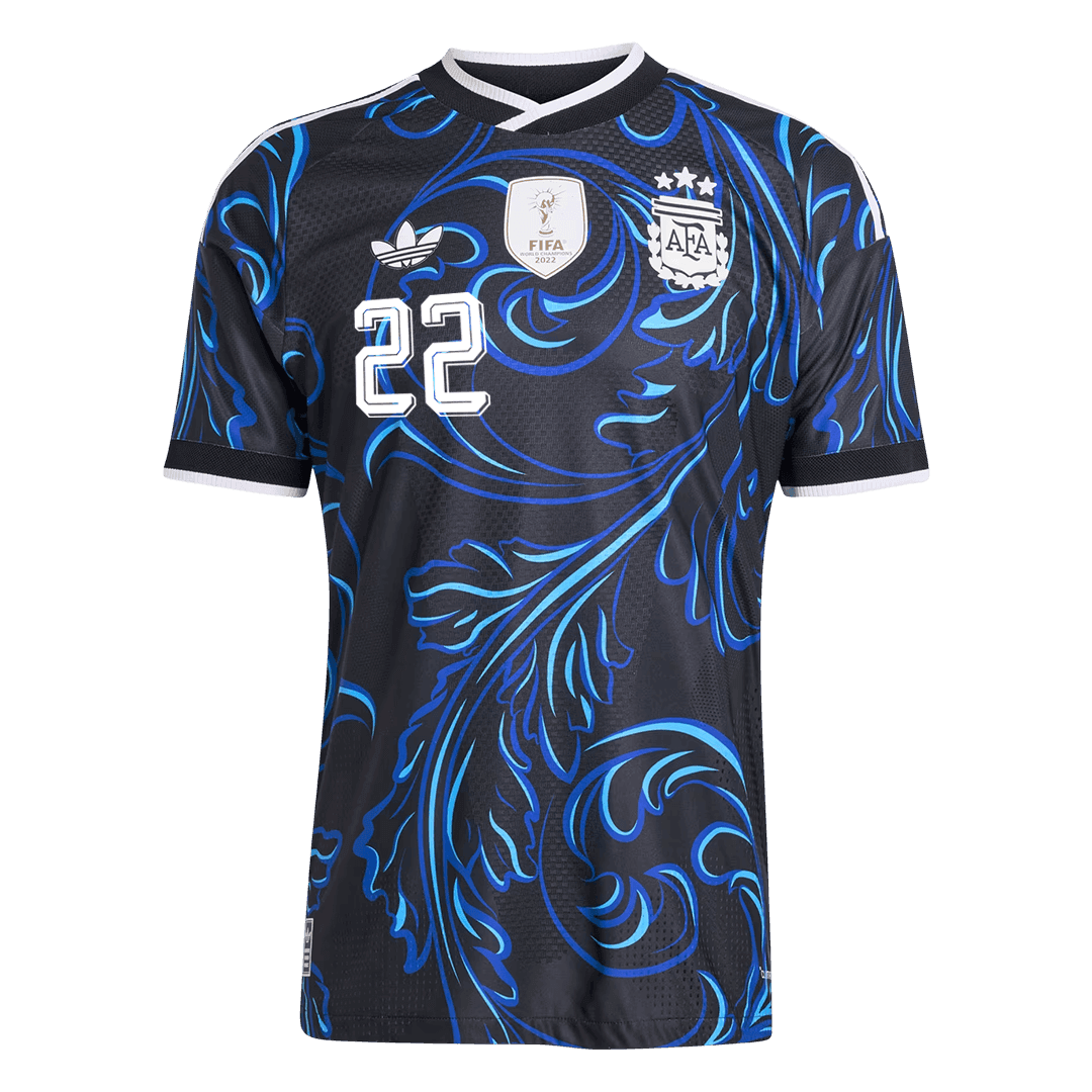 Authentic L. MARTÍNEZ #22 Argentina Away Soccer Jersey 2026