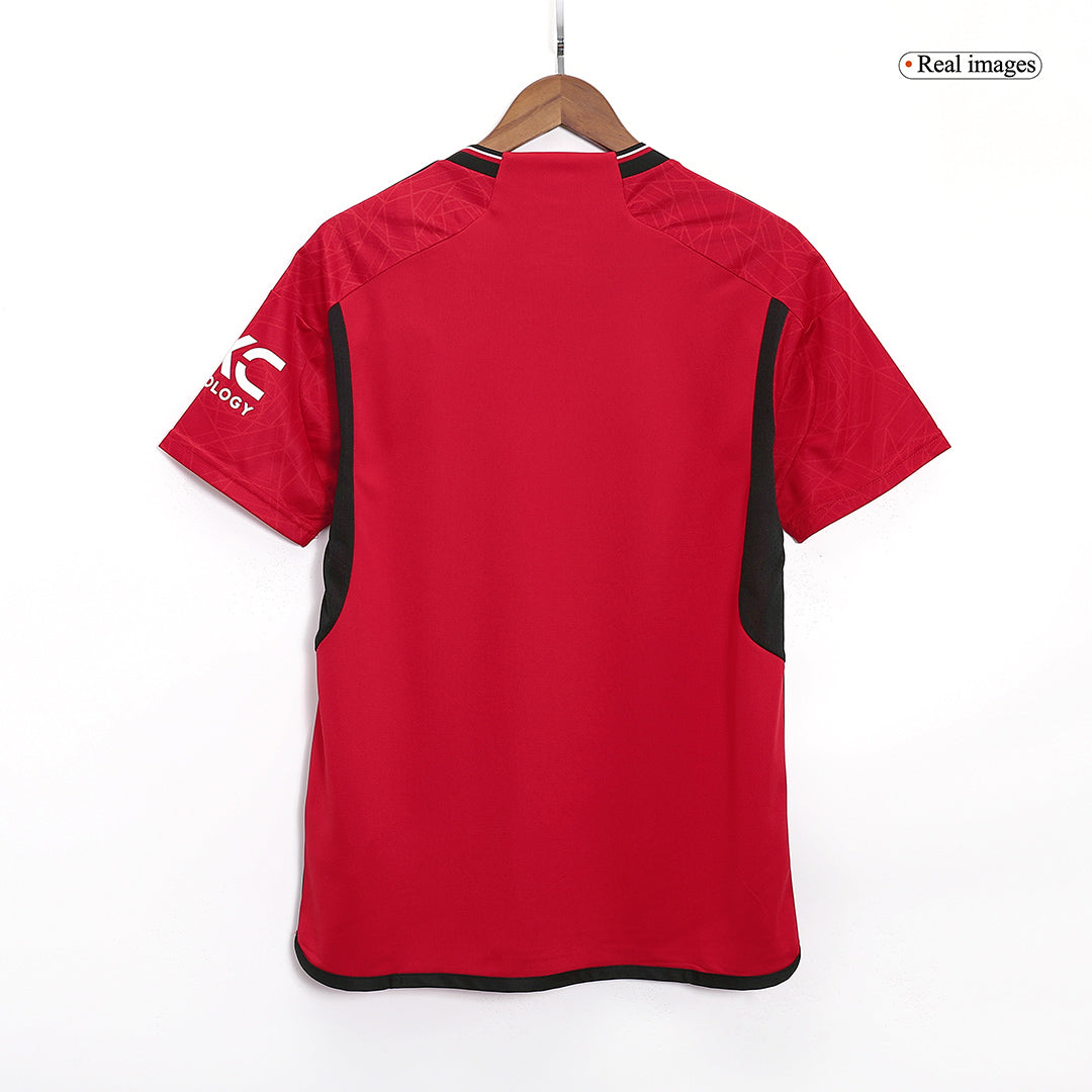 HØJLUND #11 Manchester United Home Soccer Jersey 2023/24 Red