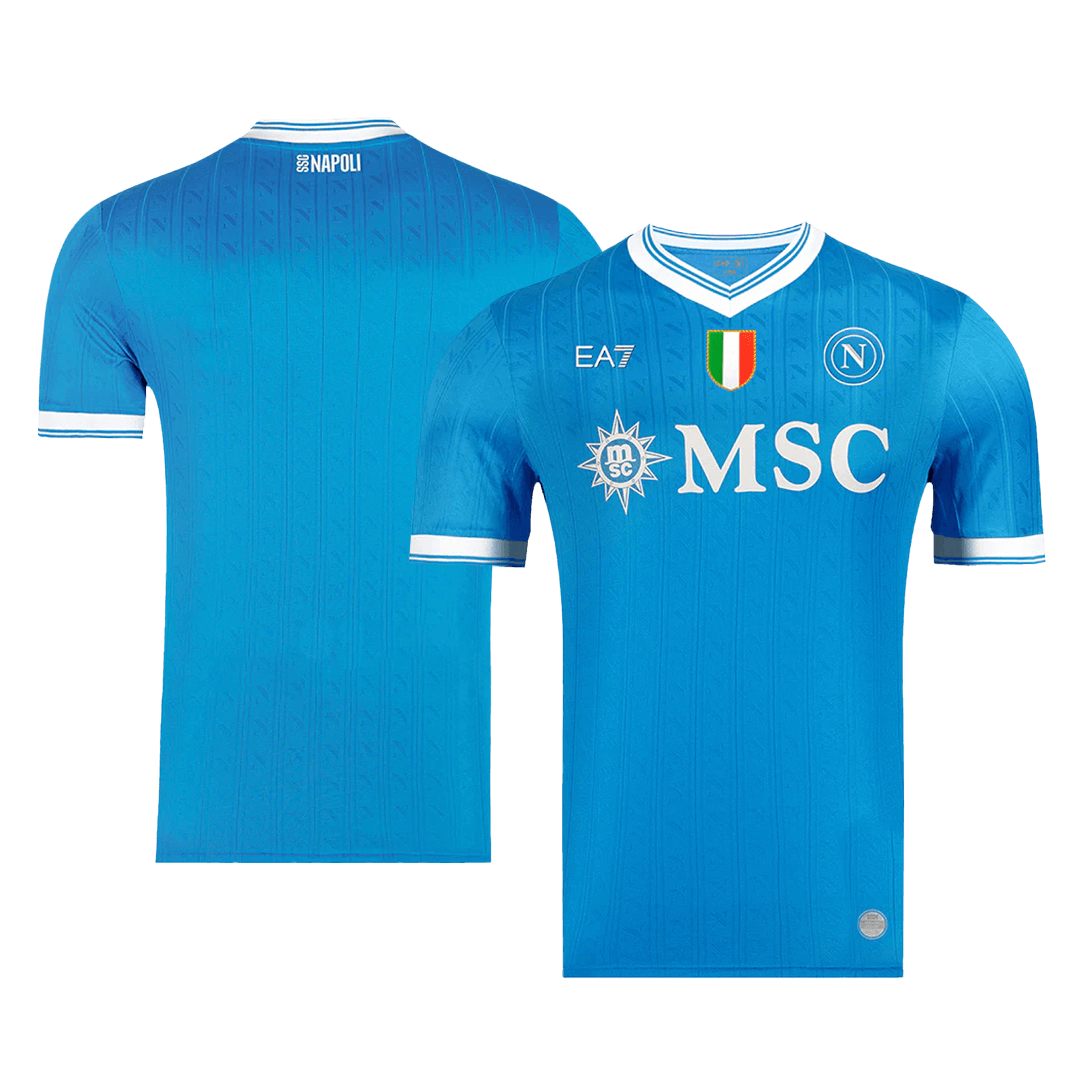 Authentic Napoli Home Soccer Jersey 2025/26 Blue