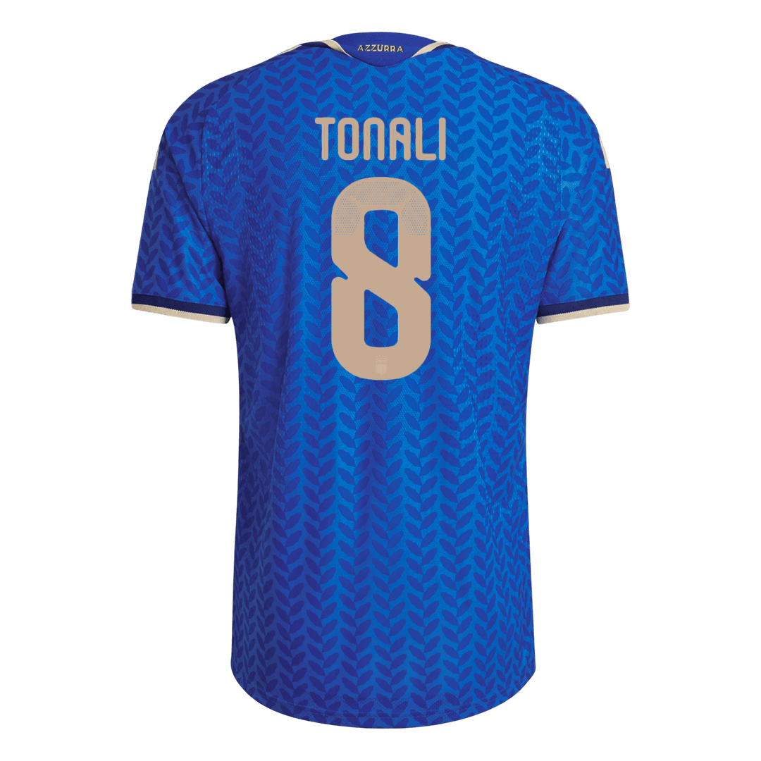 Authentic TONALI #8 Italy Home Soccer Jersey 2026