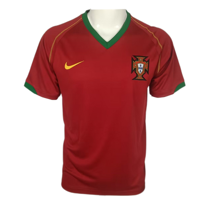 Retro 2006 Portugal Home Soccer Jersey
