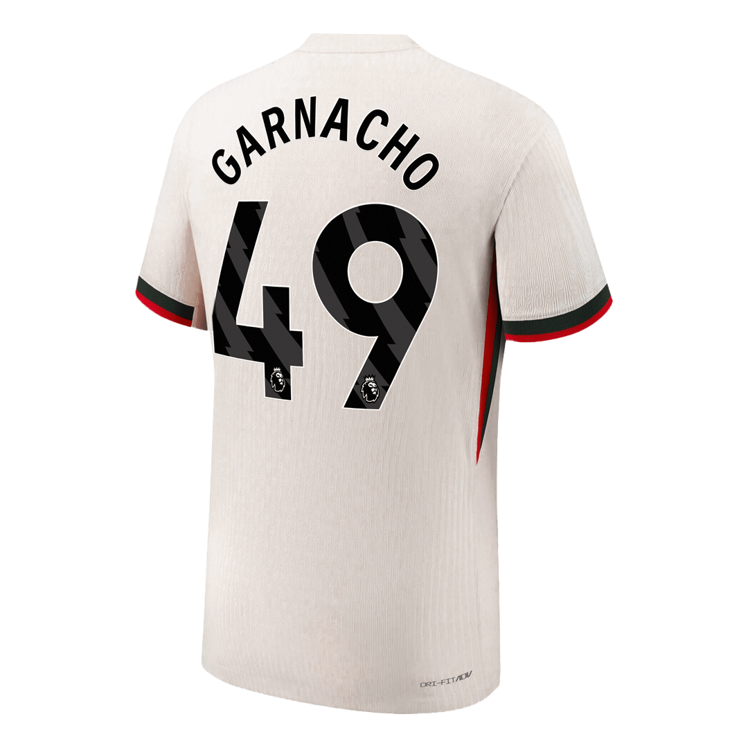Authentic GARNACHO #49 Chelsea Away Soccer Jersey 2025/26