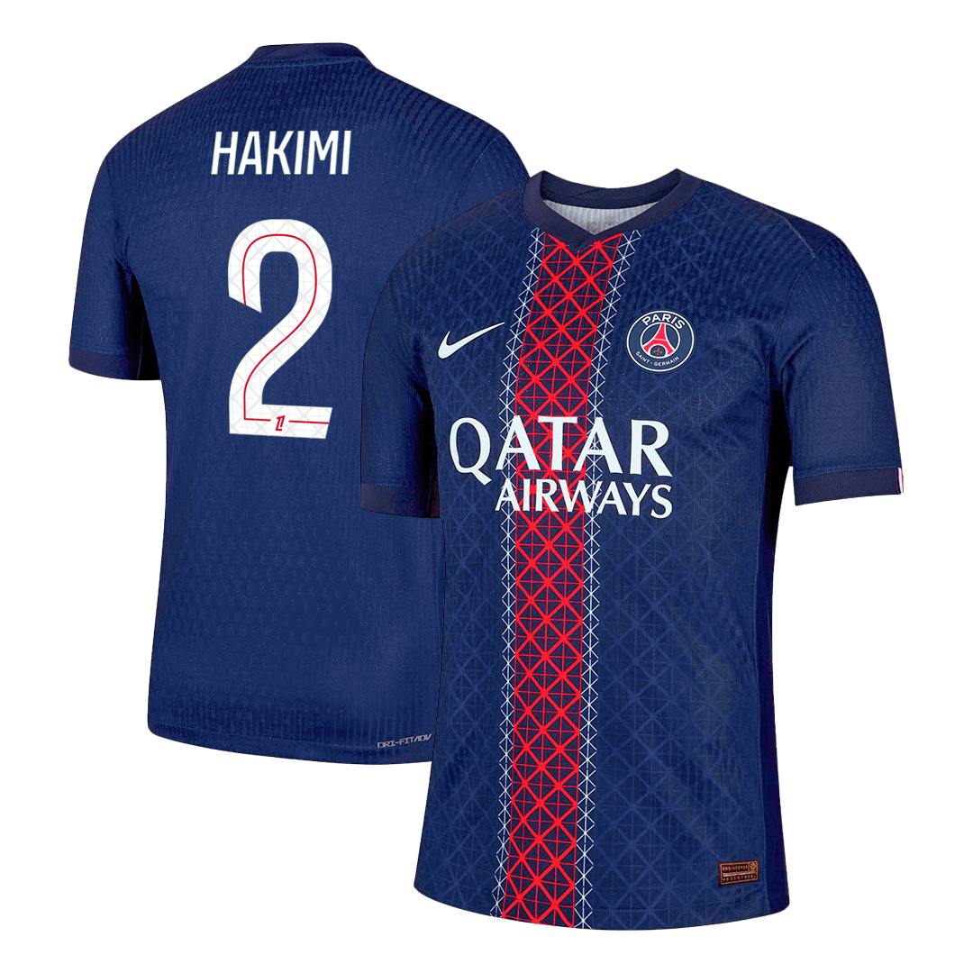 Authentic HAKIMI #2 PSG Home Soccer Jersey 2025/26