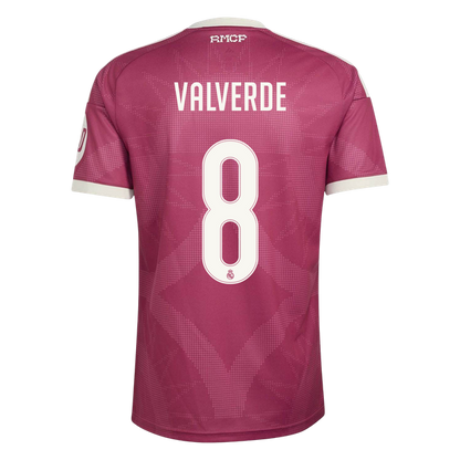 VALVERDE #8 Real Mardid Third Soccer Jersey 202626/27 Red
