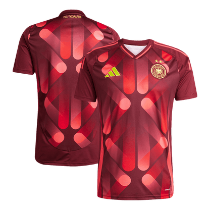 Men's Germany Away Soccer Jersey 2025 Red - Women's Euro