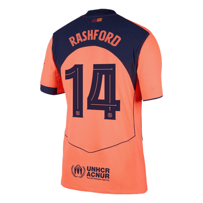Authentic RASHFORD #14 Barcelona Third Away Soccer Jersey 2025/26