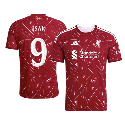 ISAK #9 Liverpool Home Soccer Jersey 26/27 Red - UCL