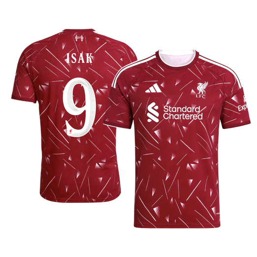 ISAK #9 Liverpool Home Soccer Jersey 26/27 Red - UCL