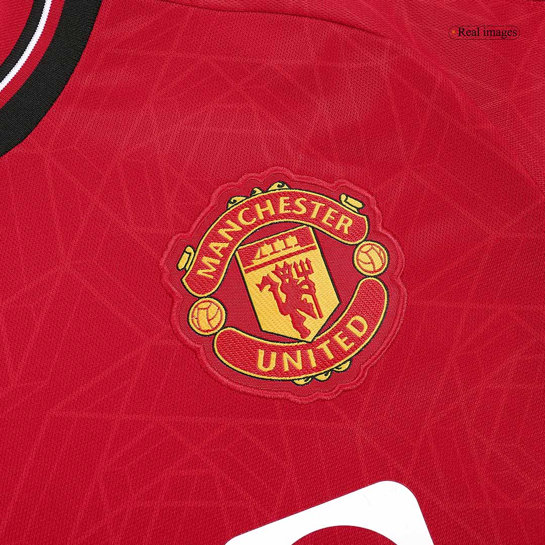 HØJLUND #11 Manchester United Home Soccer Jersey 2023/24 Red