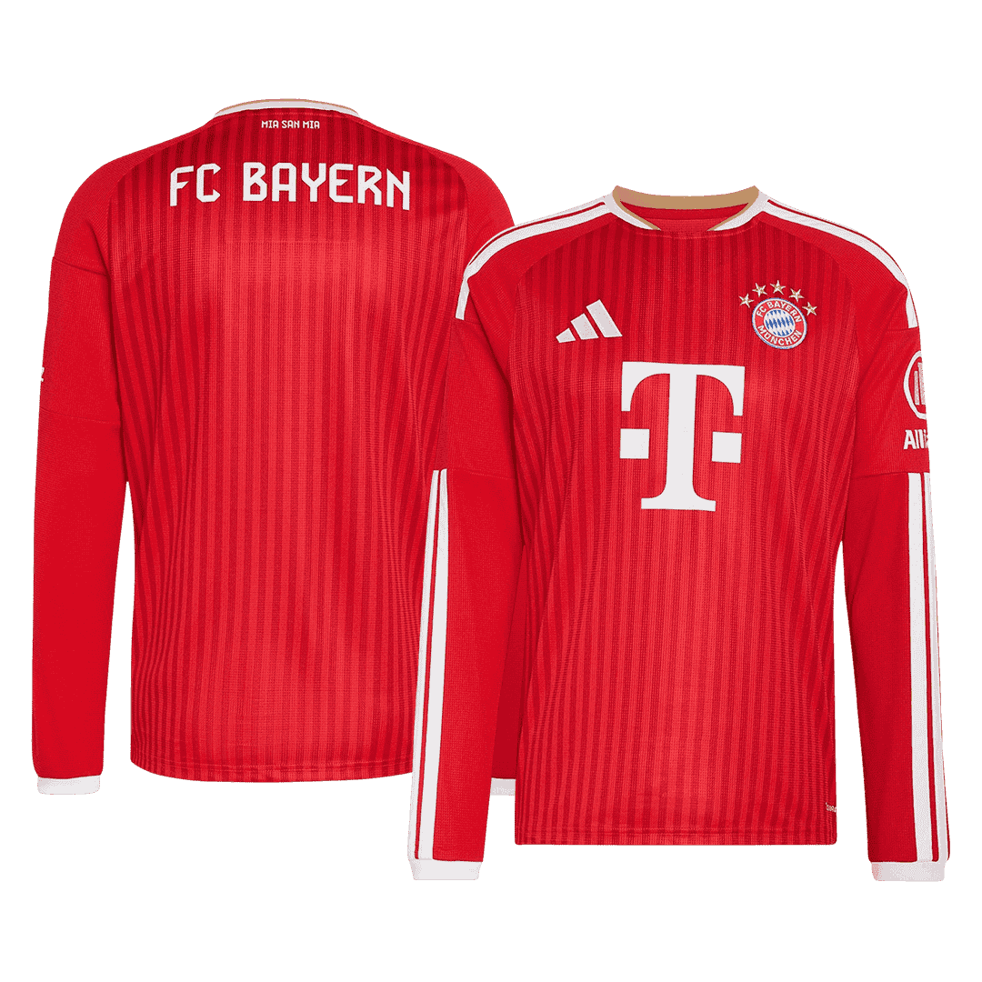 Bayern Munich Home Long Sleeve Soccer Jersey 2026/27 Red