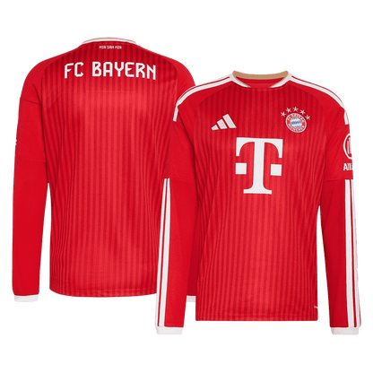 Bayern Munich Home Long Sleeve Soccer Jersey 2026/27 Red