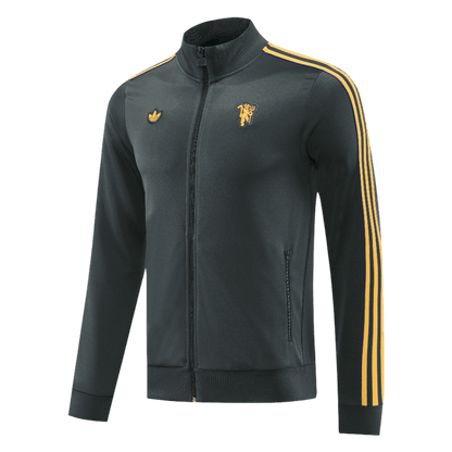 25/26 Manchester United Training Jacket Black