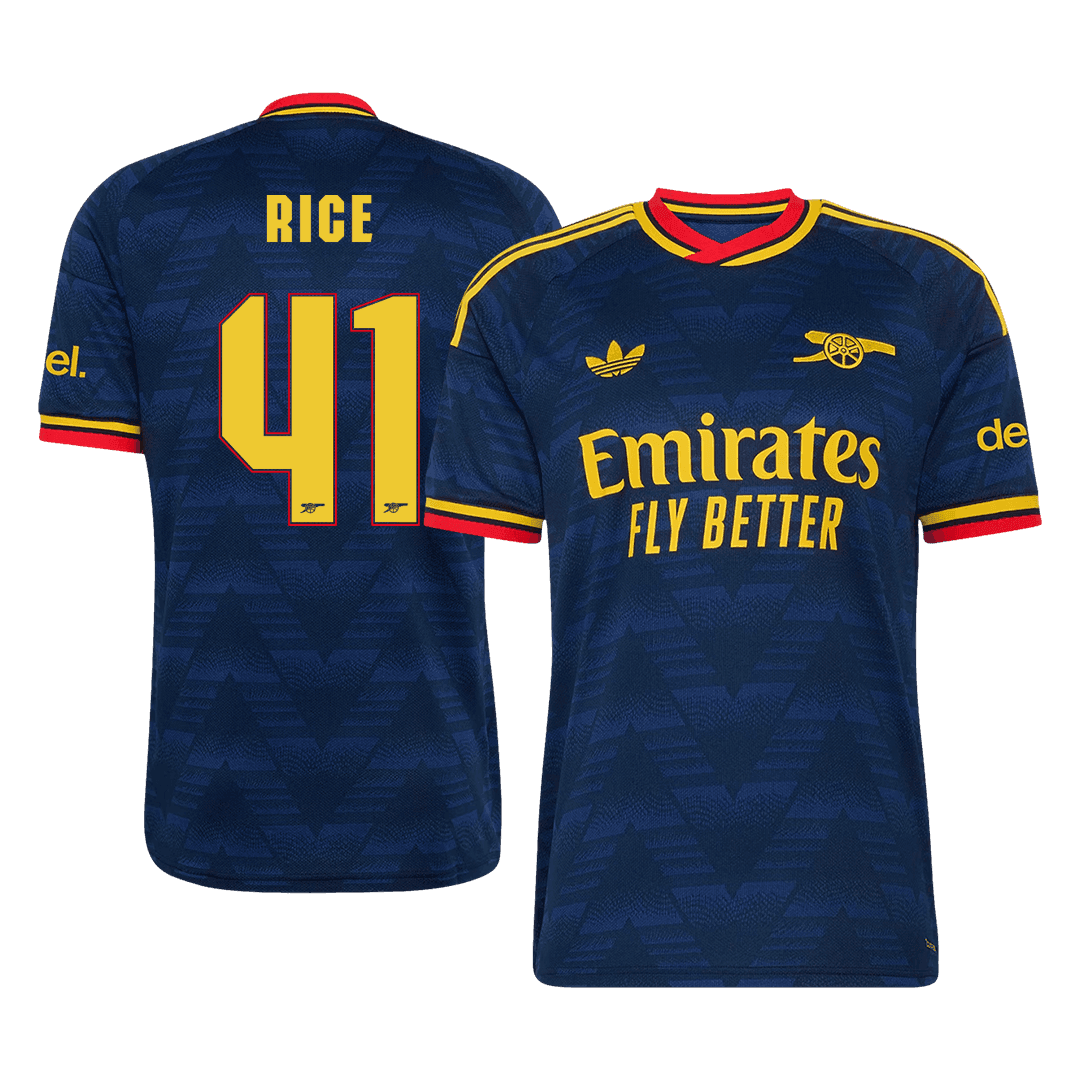RICE #41 Arsenal Away Soccer Jersey 2026/27 Royal Blue - UCL