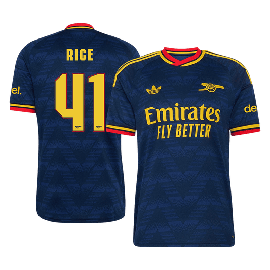 RICE #41 Arsenal Away Soccer Jersey 2026/27 Royal Blue - UCL