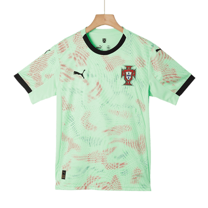 Men's Portugal Away Soccer Jersey 2025 Green - Women's Euro