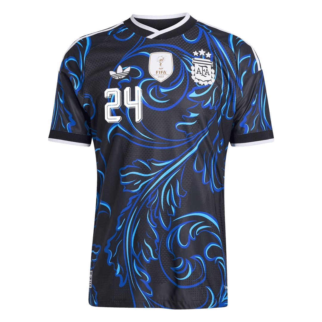Authentic E. FERNÁNDEZ #24 Argentina Away Soccer Jersey 2026