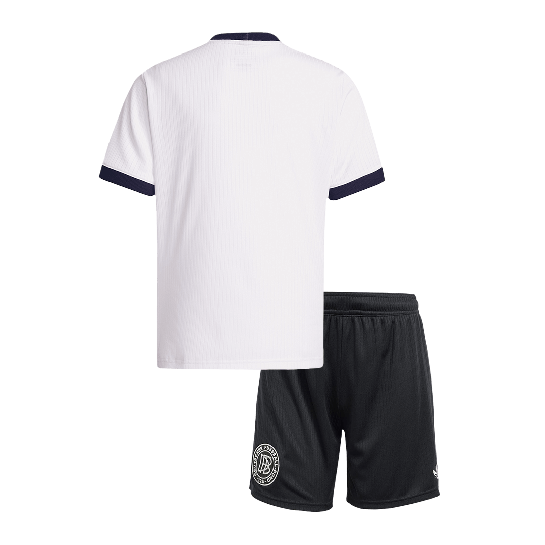 Kid's Germany 125th Anniversary Soccer Jersey Kit(Jersey+Shorts) 2025 White