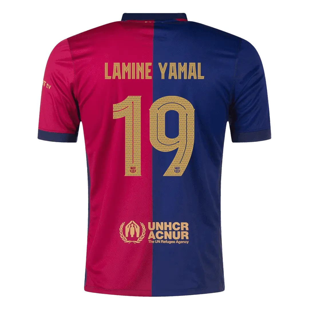 Nike Maillot Barcelone Lamine Yamal 19 Domicile 2024-2025 (flocage l’europe Nike Maillot Barcelone Lamine Yamal 19 Domicile 2024-2025 (flocage l’europe
