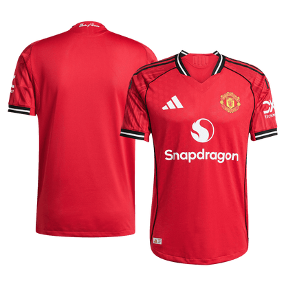 Authentic Manchester United Home Soccer Jersey 2025/26 Red