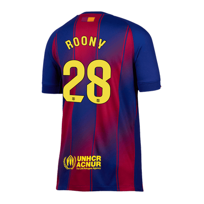 ROONY #28 Barcelona Home Soccer Jersey 2025/26