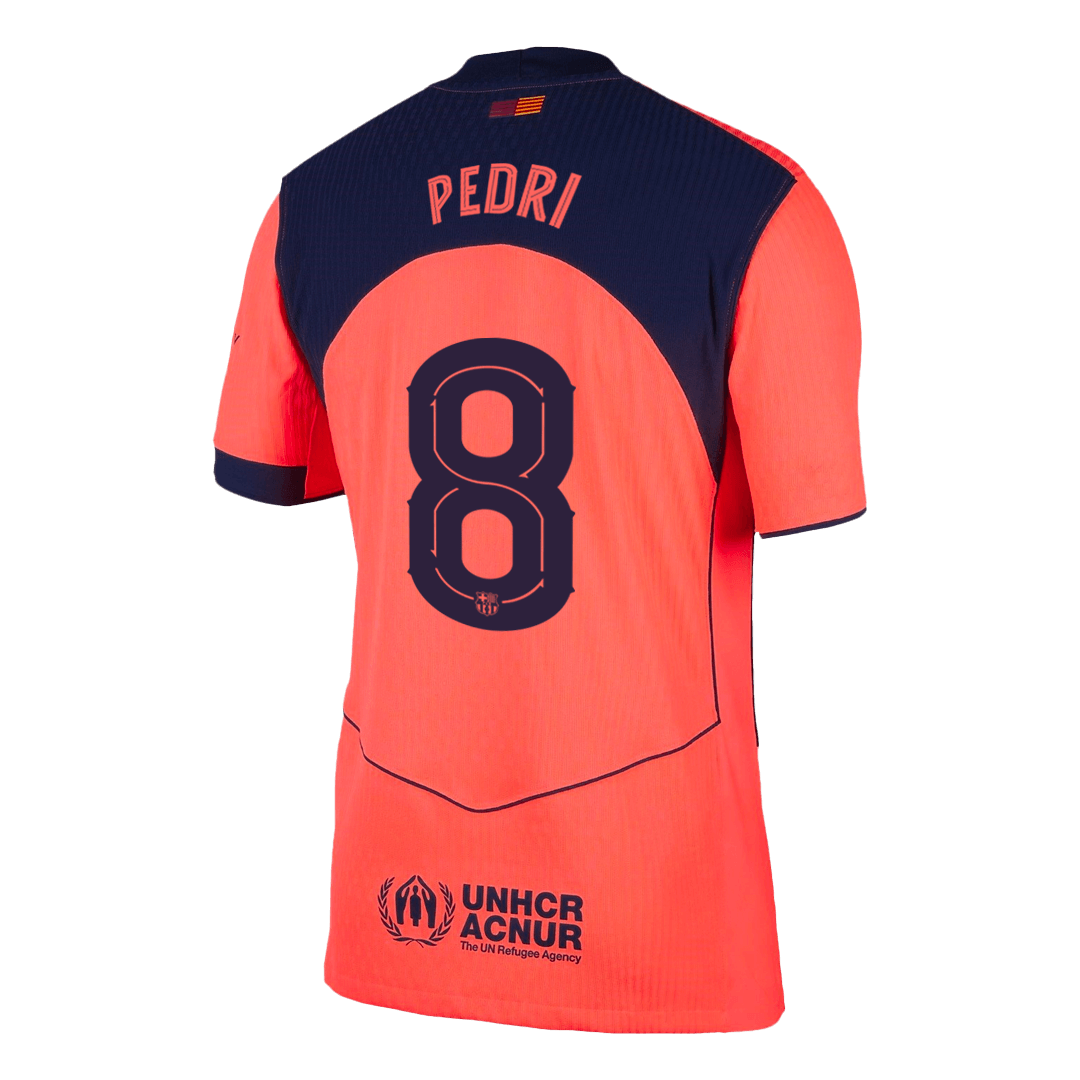 Authentic PEDRI #8 Barcelona Third Away Soccer Jersey 2025/26