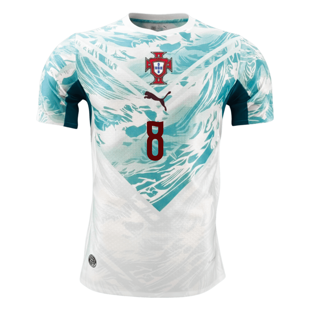 Authentic B.FERNANDES #8 Portugal Away Soccer Jersey 2026