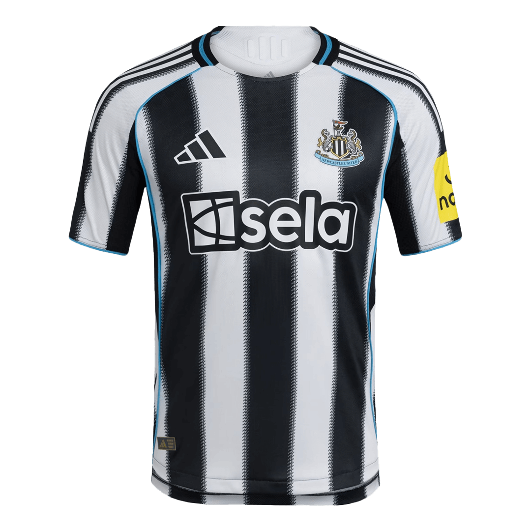 Authentic Newcastle United Home Soccer Jersey 2025/26 Black&White