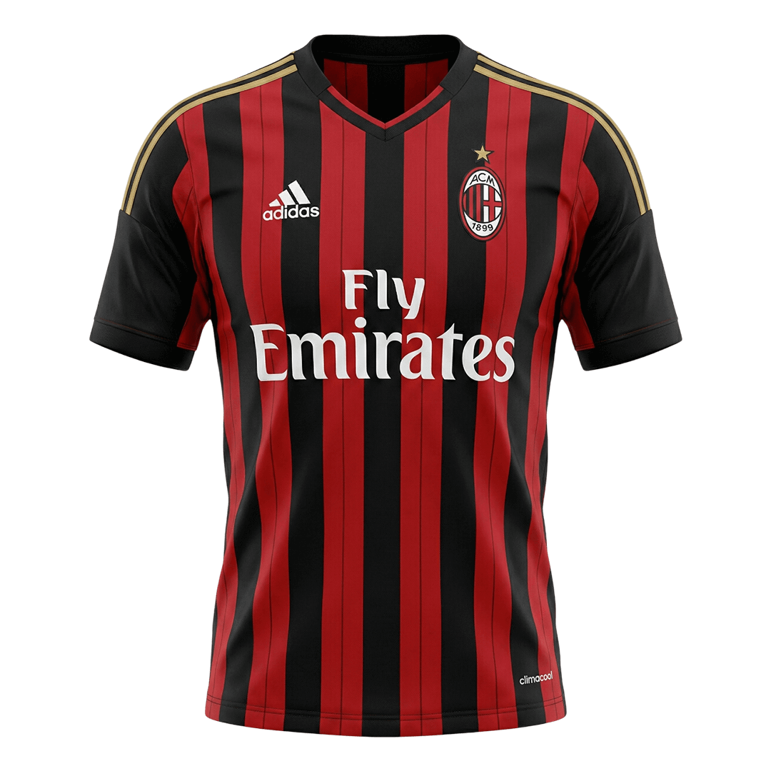 Retro 2013/14 AC Milan Home Soccer Jersey