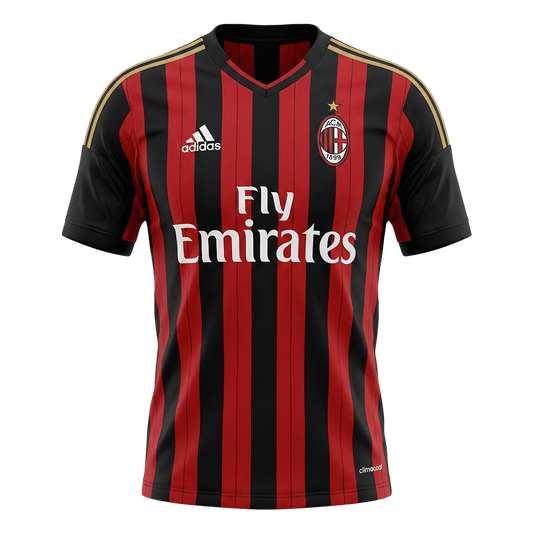 Retro 2013/14 AC Milan Home Soccer Jersey