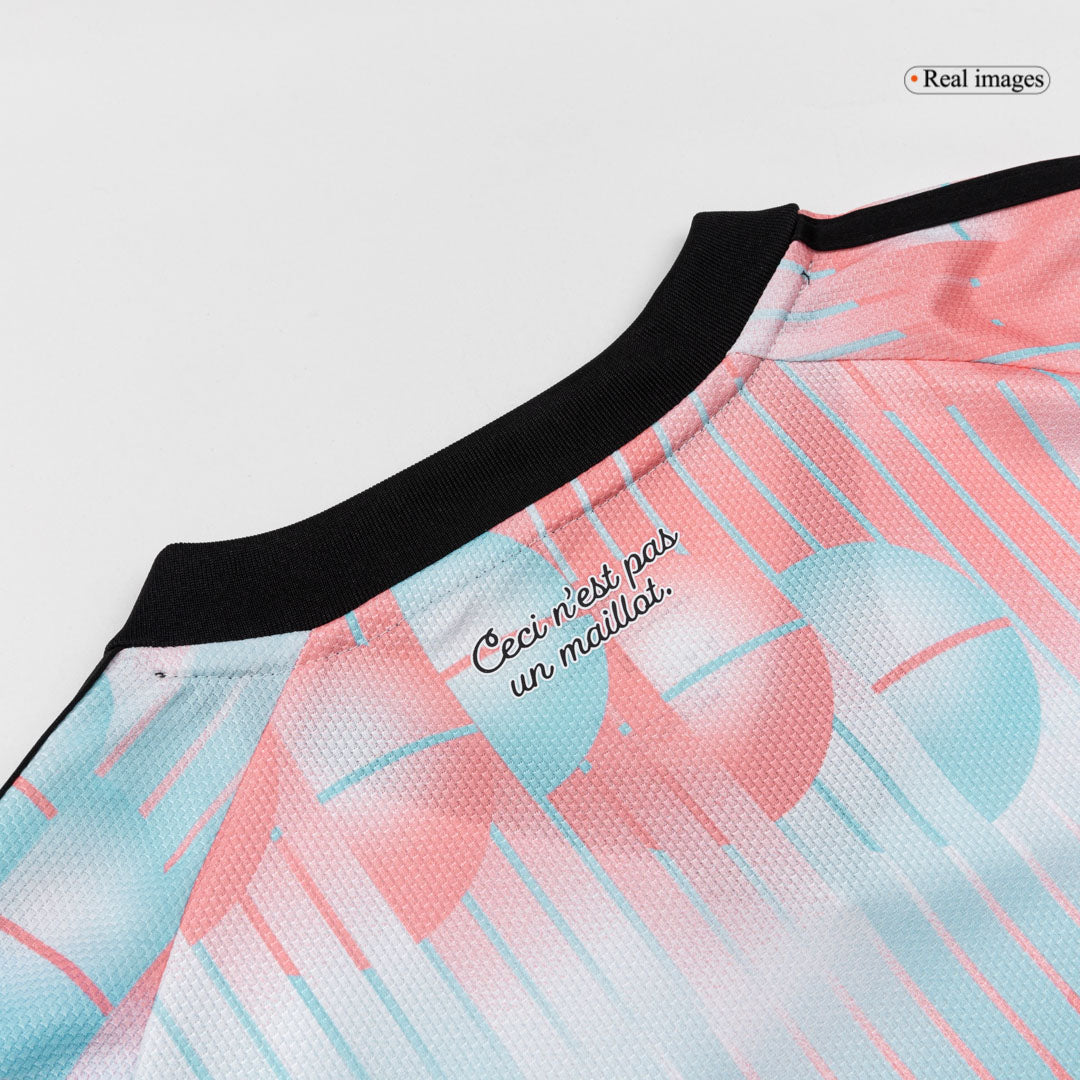 DE BRUYNE #7 Belgium Away Soccer Jersey World Cup 2026 Blue&Pink