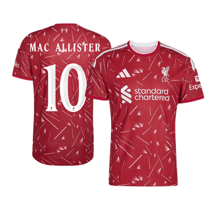 Authentic MAC ALLISTER #10 Liverpool Home Soccer Jersey 2026/27