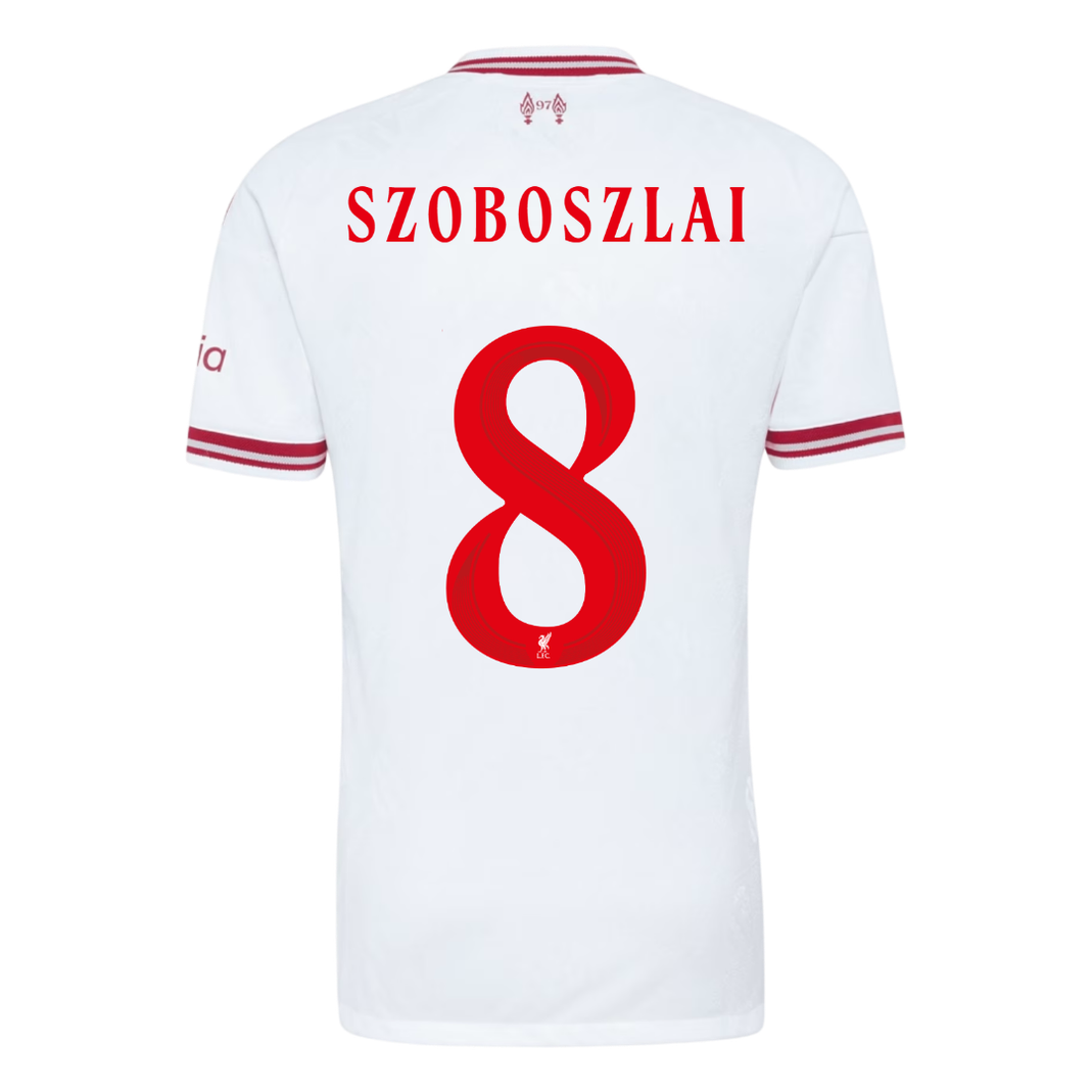 Authentic SZOBOSZLAI #8 Liverpool Away Soccer Jersey 2026/27