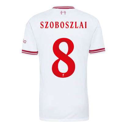 Authentic SZOBOSZLAI #8 Liverpool Away Soccer Jersey 2026/27