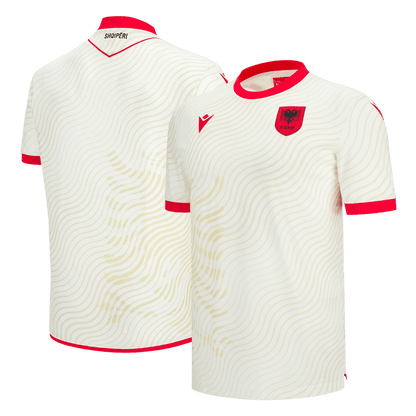 Albania Away Soccer Jersey World Cup 2026 White