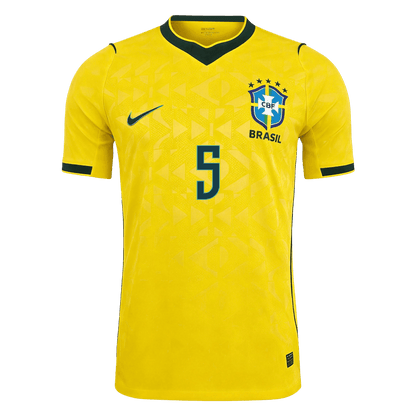 Authentic CASEMIRO #5 Brazil Home Soccer Jersey 2026