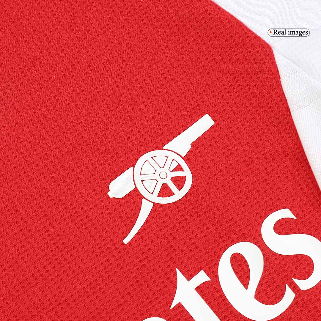 RICE #41 Authentic Arsenal Home Soccer Jersey 2024/25 Red - UCL