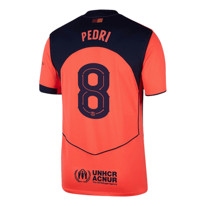 PEDRI #8 Barcelona Third Away Soccer Jersey 2025/26—UCL