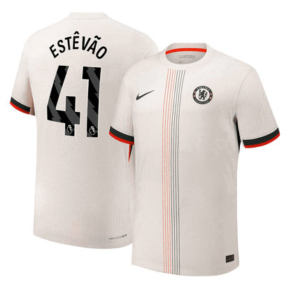 Authentic ESTÊVÃO #41 Chelsea Away Soccer Jersey 2025/26