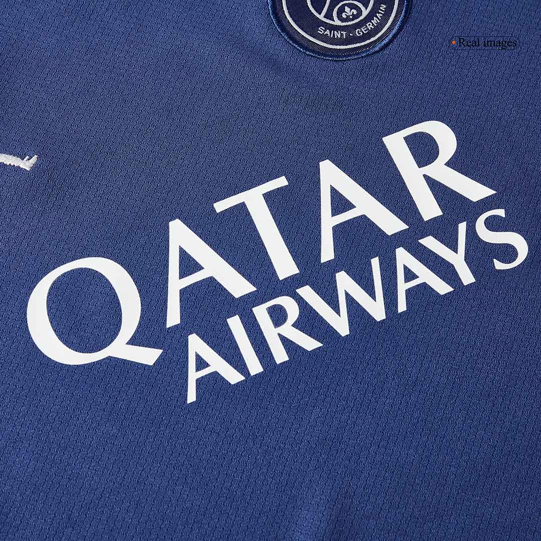 Kid's PSG Fourth Away Soccer Jersey Kit(Jersey+Shorts) 2024/25 Navy