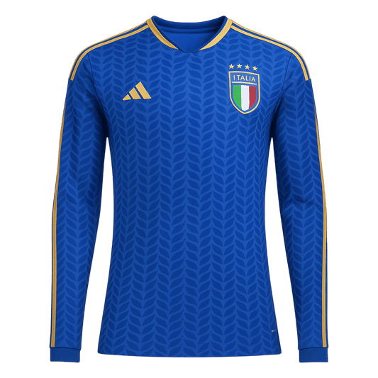 Italy Home Long Sleeve Soccer Jersey 2026