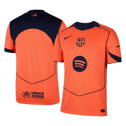 Barcelona Third Away Soccer Jersey 2025/26 Orange