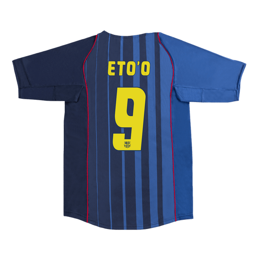 Retro ETO'O #9 2004/05 Barcelona Away Soccer Jersey