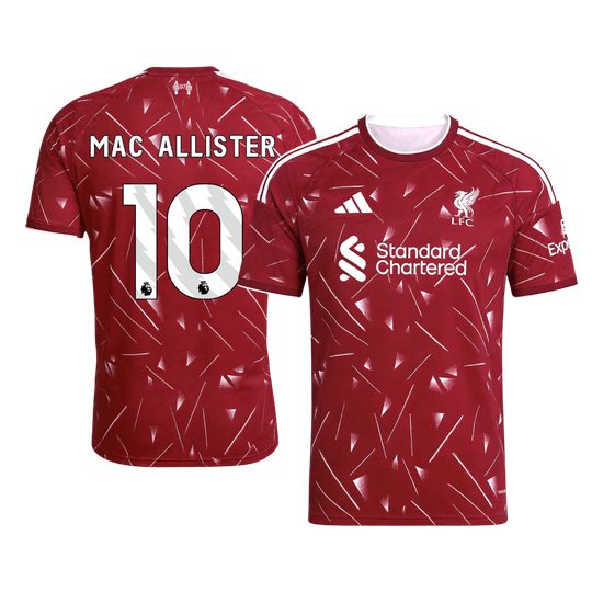 MAC ALLISTER #10 Liverpool Home Soccer Jersey 26/27 Red