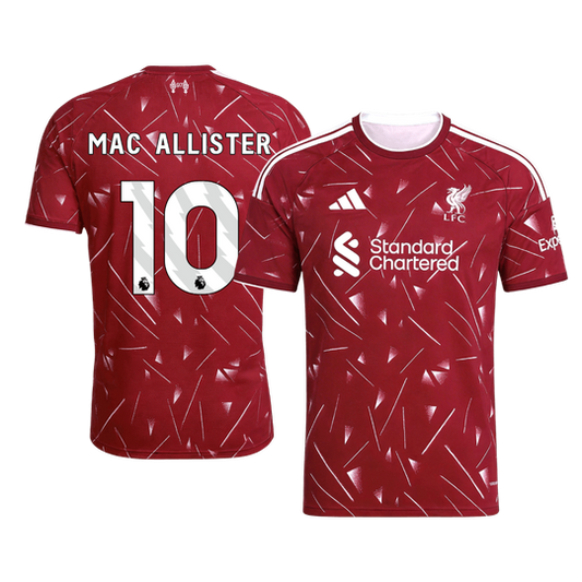 MAC ALLISTER #10 Liverpool Home Soccer Jersey 26/27 Red