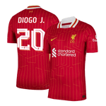 Authentic  DIOGO J. #20 Liverpool Home Soccer Jersey 2024/25 Red - UCL