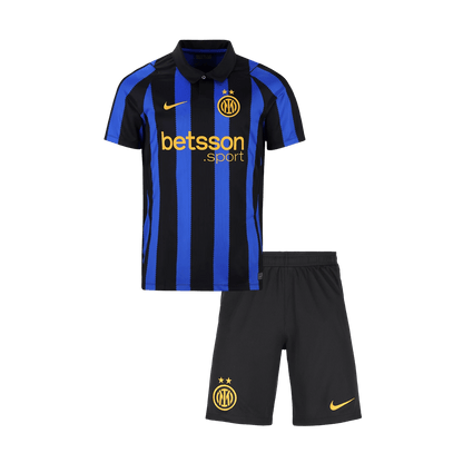 Kids Inter Milan Home Soccer Jersey Kit (Jersey+Shorts) 2026/27 Blue&Black