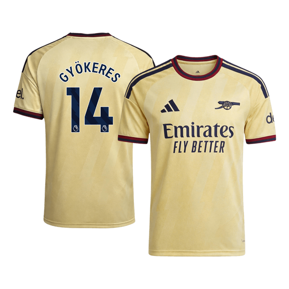 Authentic GYÖKERES #14 Arsenal Third Away Soccer Jersey 2026/27