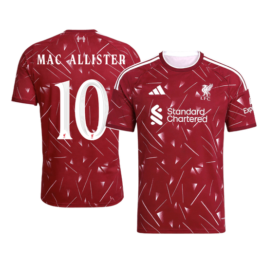 MAC ALLISTER #10 Liverpool Home Soccer Jersey 26/27 Red - UCL