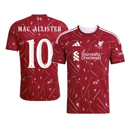 MAC ALLISTER #10 Liverpool Home Soccer Jersey 26/27 Red - UCL